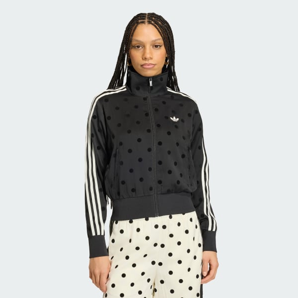 SATIN POLKA DOTS TT Track Top – Interactive Group