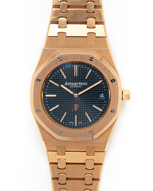 Audemars Piguet Royal Oak "Jumbo" Extra Thin - 18K Rose Gold - Just serviced by AP