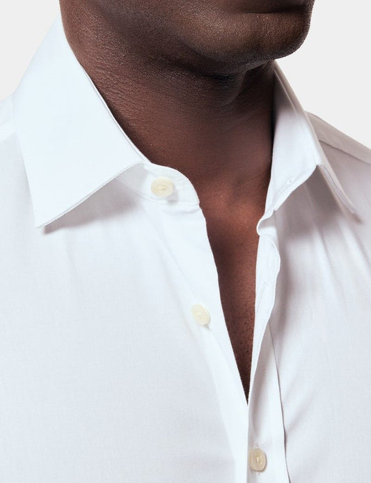 Slim Fit White Shirt