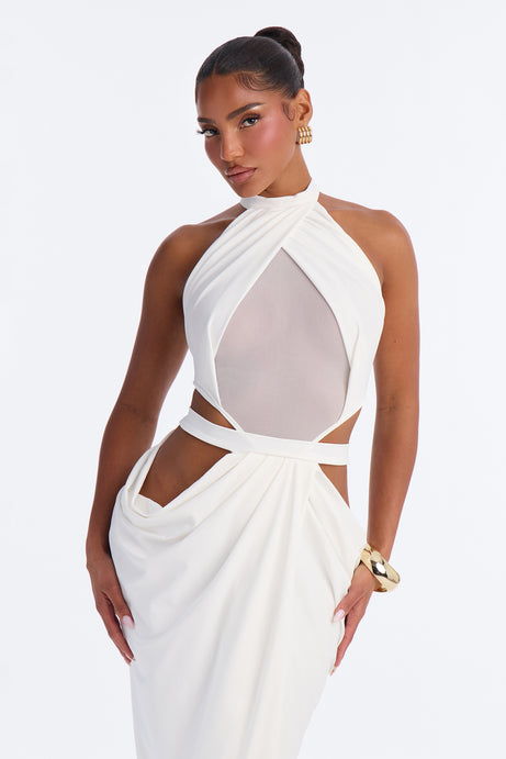 Never Be Tamed Cut Out Maxi Dress