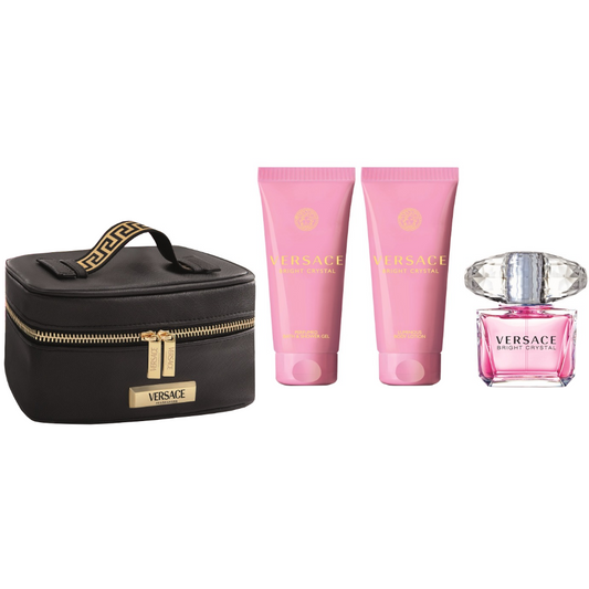 Versace Bright Crystal Eau De Toilette Gift Set 90ml