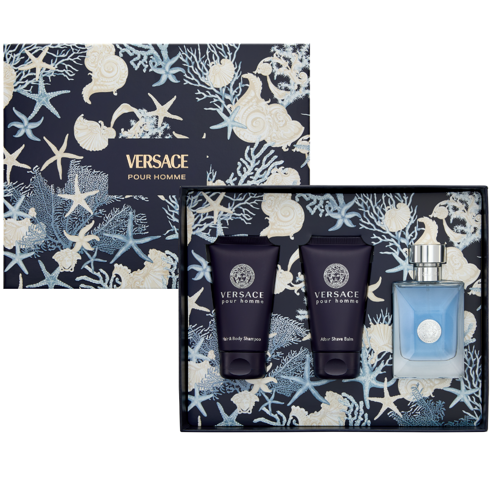 Versace Pour Homme Eau De Toilette Gift Set 50ml