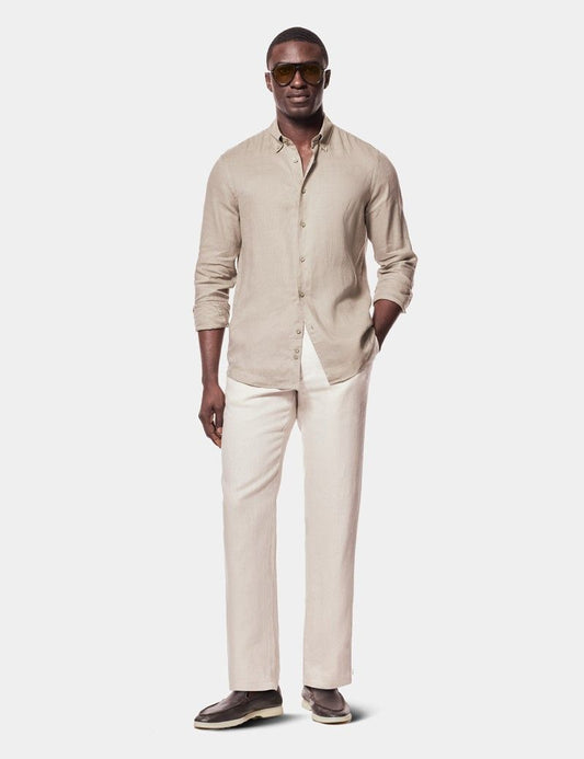 Khaki Linen Shirt