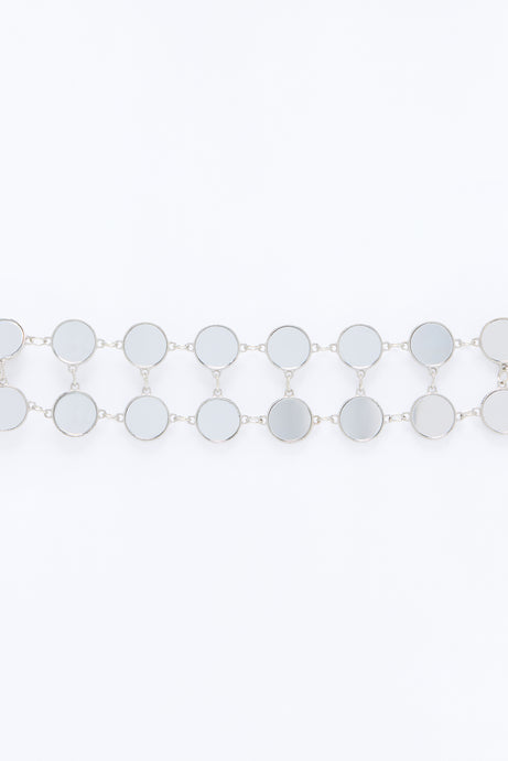 Liquid Chrome Chain Belt