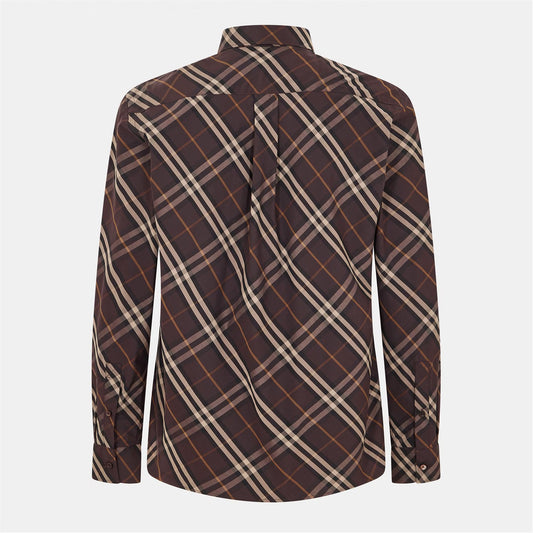 Men's Long Sleeve Patterned Tailored Fit Shirt