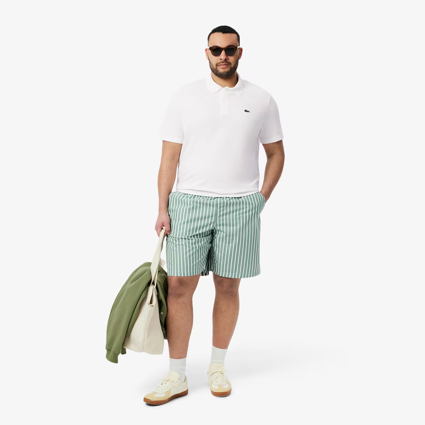 Regular Fit Cotton Blend Polo Shirt