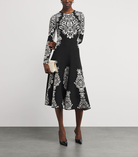 Jacquard Callista Midi Dress