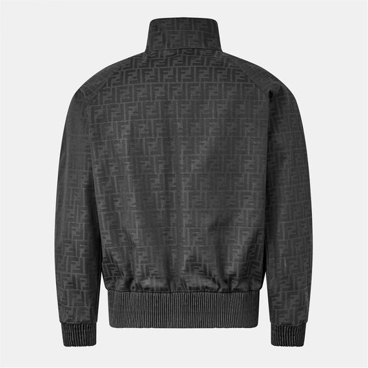 Men's Logo Canvas Long Sleeve Coach Jacket