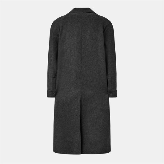 FENDI Men's Cashmere Long Lapel Overcoat