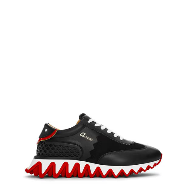 Women's Leather Loubishark Trainers
