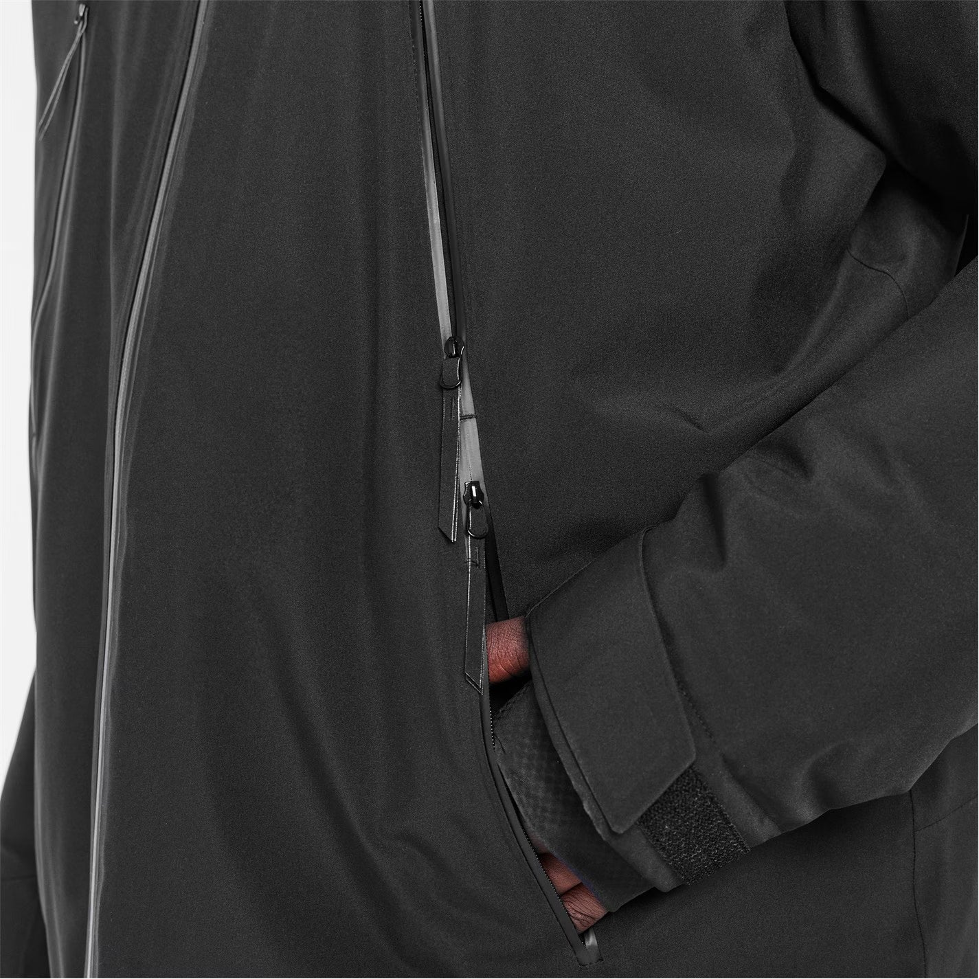 MM6 MAISON MARGIELA Men's Waterproof Goose Down Hooded Long Sleeve Medium Puffer Jacket