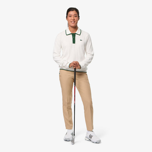 Polo Collar Stretch Golf Sweater