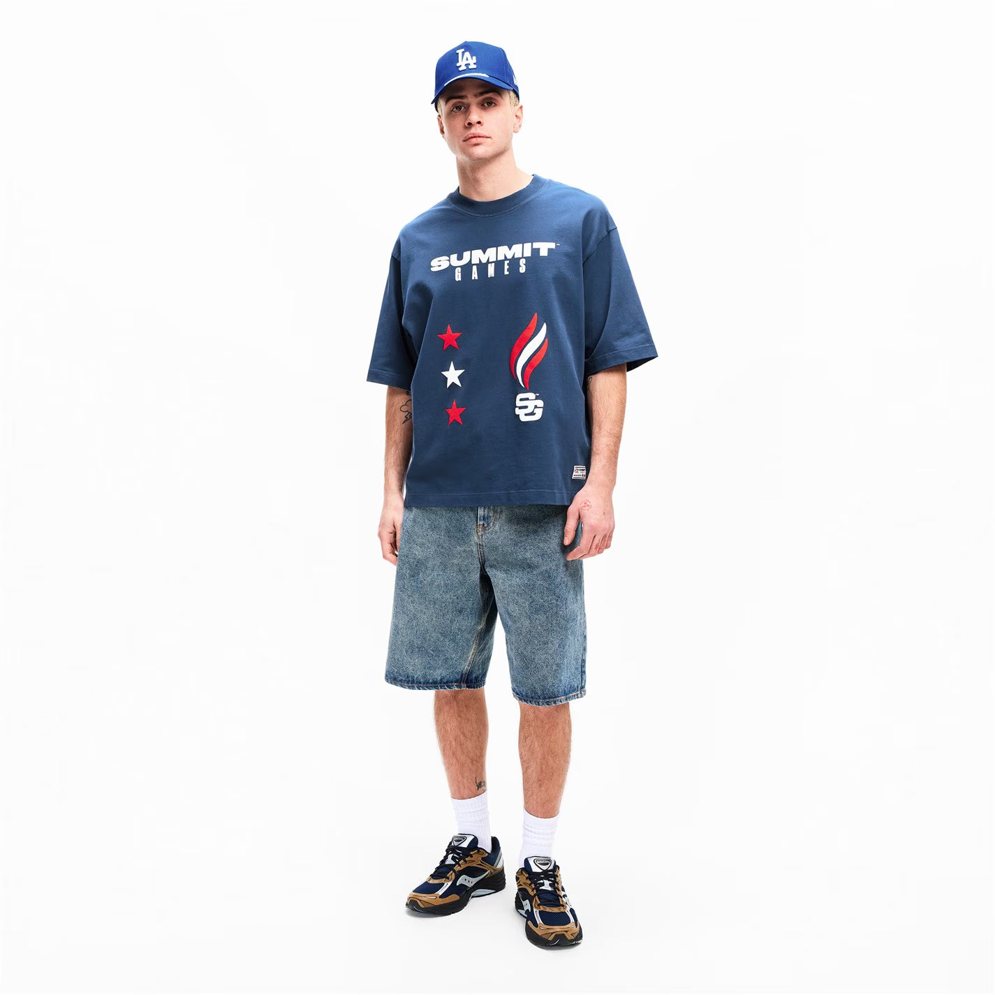 Visor Script Adjustable Baseball Cap