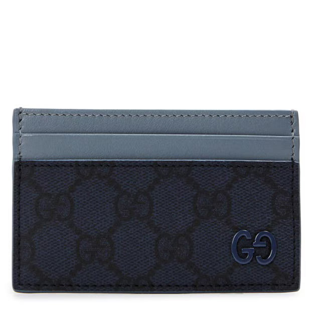 Men's GG Monogram Canvas Card Holder