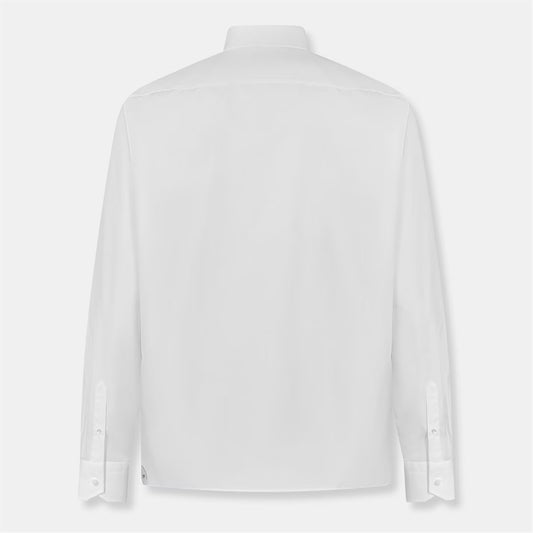 Men's Logo Long Sleeve Plain Shirt