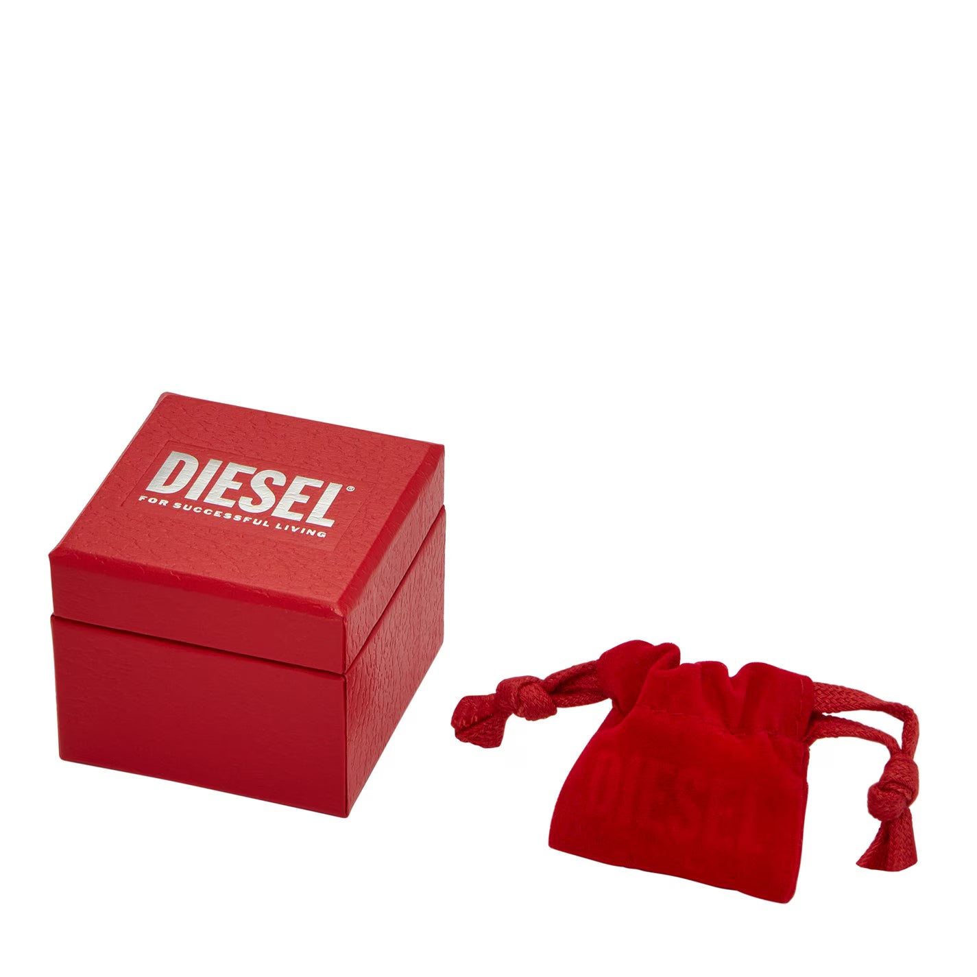 Diesel Black Stainless Steel Stud Earring DX1539001