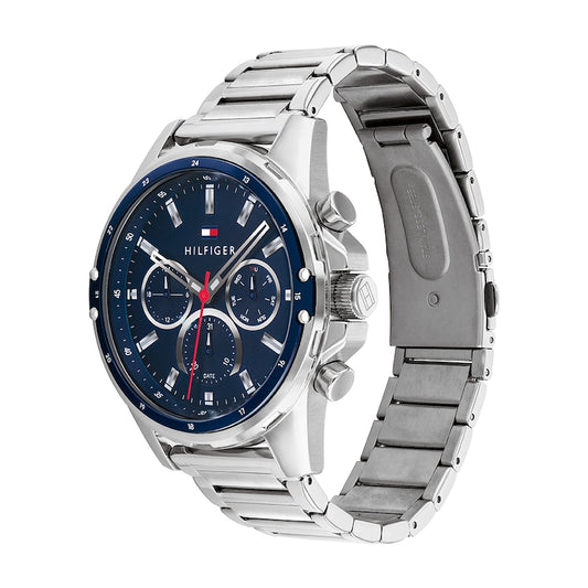 Tommy Hilfiger Men's Navy Dial Stainless Steel Bracelet Watch