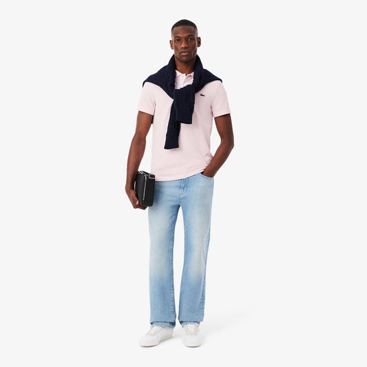 Regular Fit Cotton Blend Polo Shirt