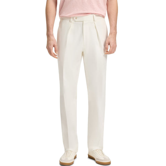 BOSS Men's Double Breasted Tailored Stretch Trousers
