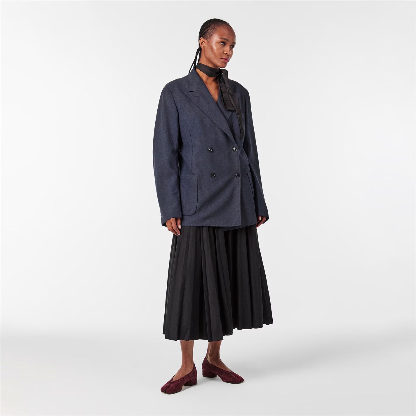 Tabi Ballet Court Heel Pumps