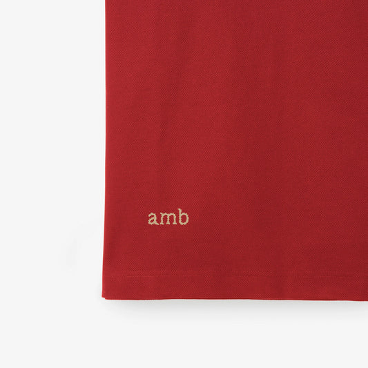 Check Collar Cotton Polo Shirt
