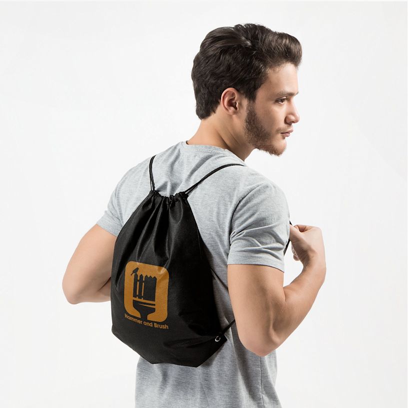 Evergreen Drawstring Bag