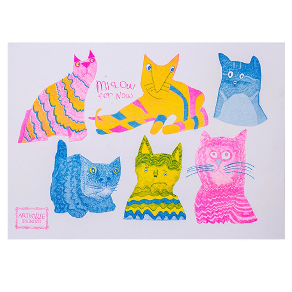 Portico Designs - Arthouse Unlimited Miaow A5 Hard Cover Diary - Interactive Group