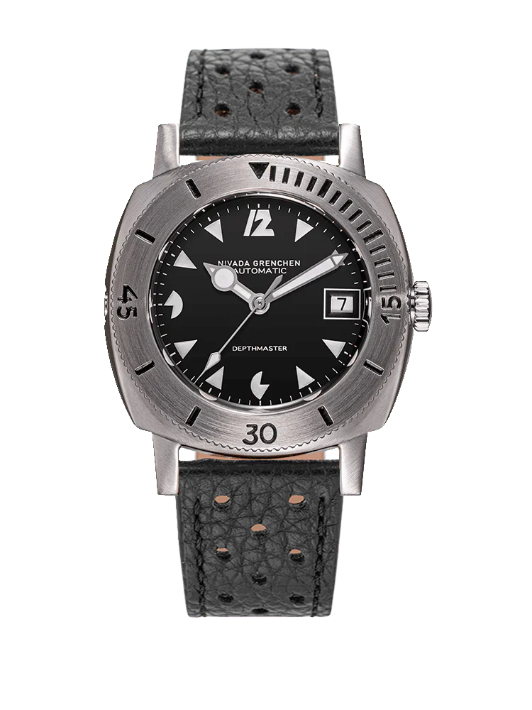 Nivada Grenchen White Pacman Date - Depthmaster - 14104A