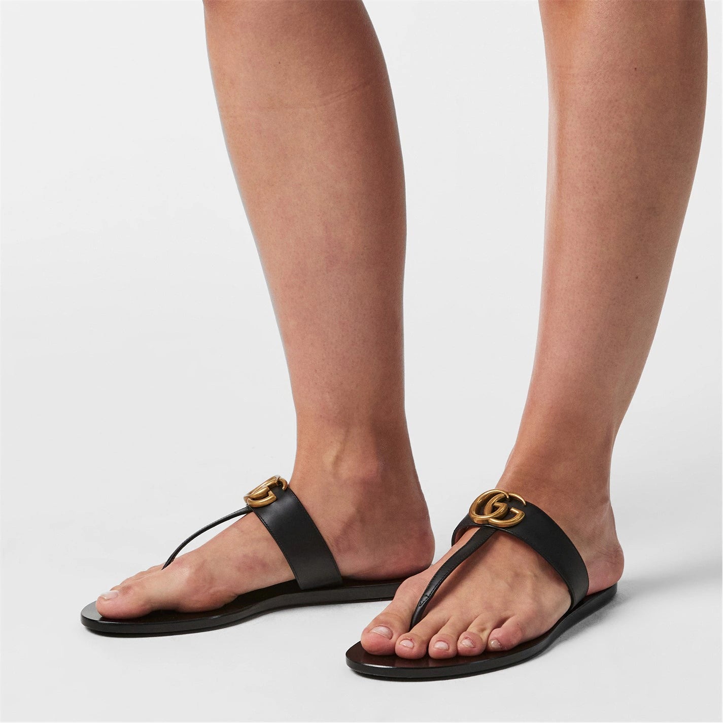 GUCCI Double G Thong Sandals