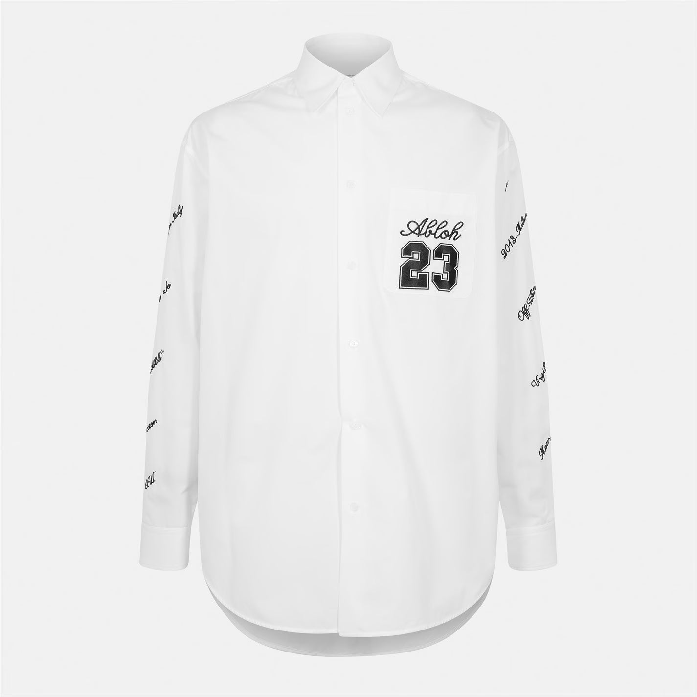 Men's Off-White Contemporary Fit Overshirt