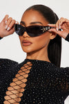 Starry Look Sunglasses - Black