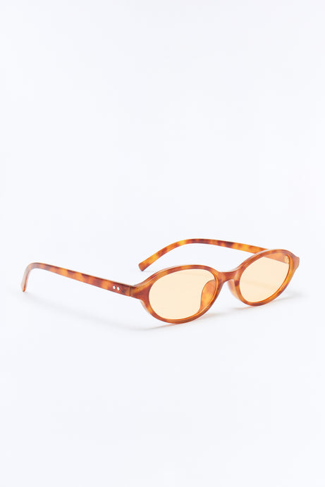 Cheeky Smile Round Sunglasses - Tortoise