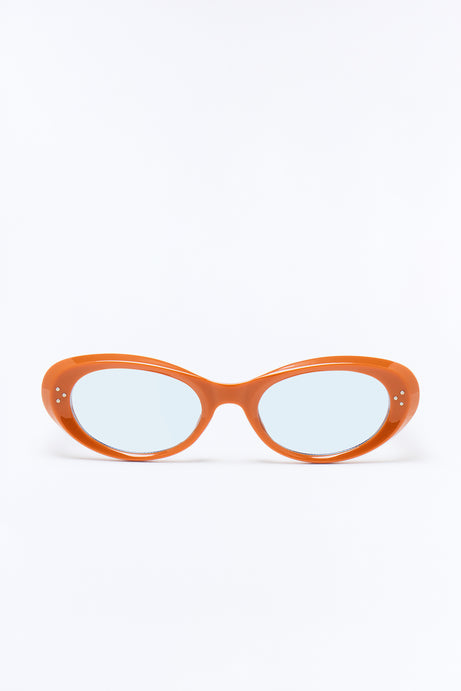 Midtown Round Sunglasses - Orange/combo
