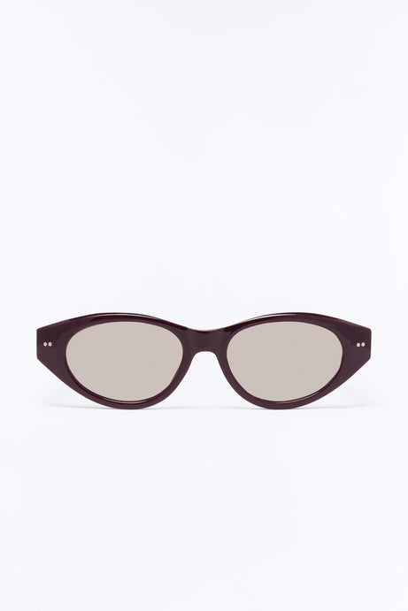 Willa Cat Eye Sunglasses - Burgundy