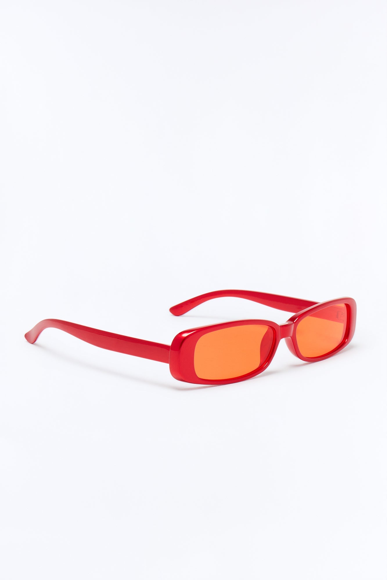 Fire Me Up Square Sunglasses - Red