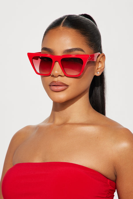Out Of Office Sunglasses - Red
