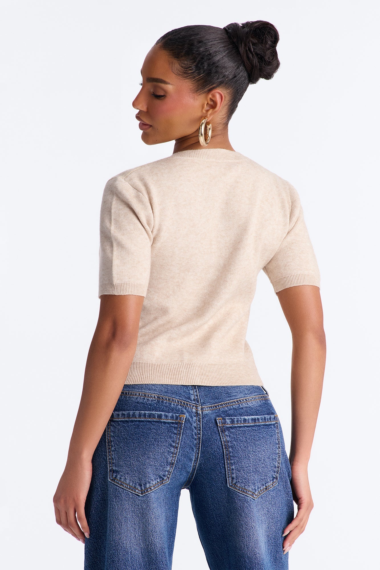 Squeeze The Day Lemon Cardigan - Taupe/combo