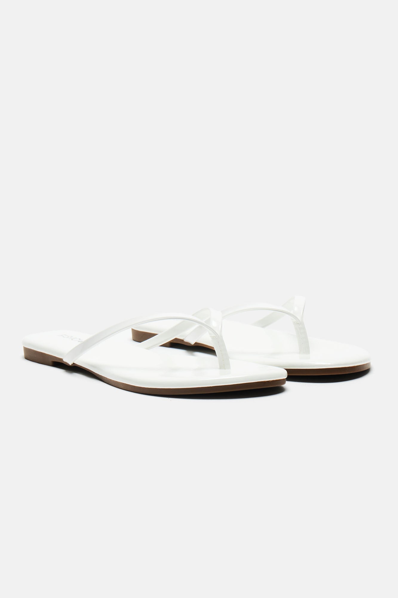 Summer Glow Flat Sandal - White