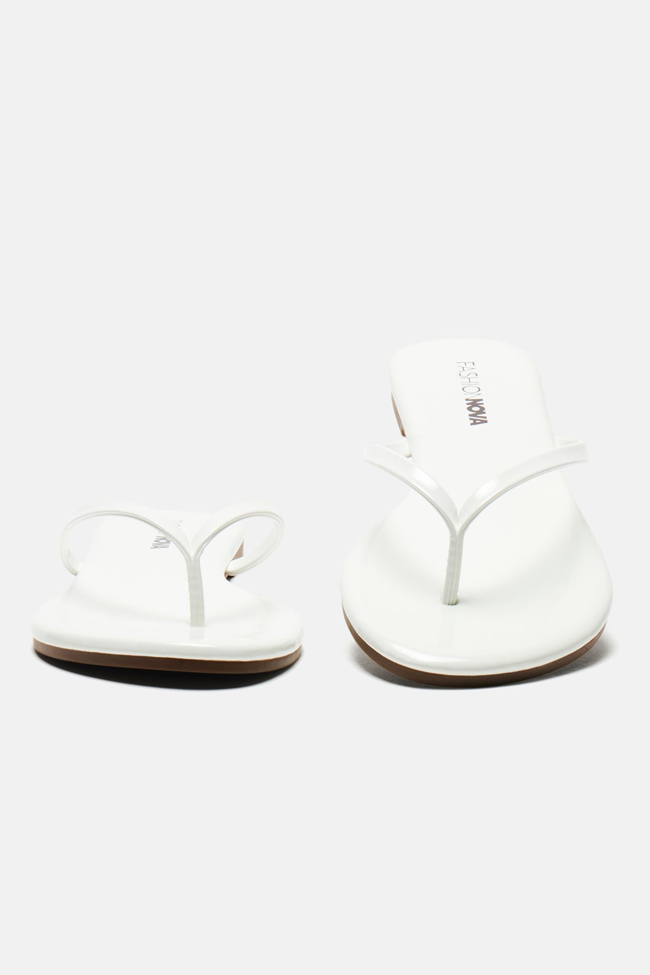 Summer Glow Flat Sandal - White