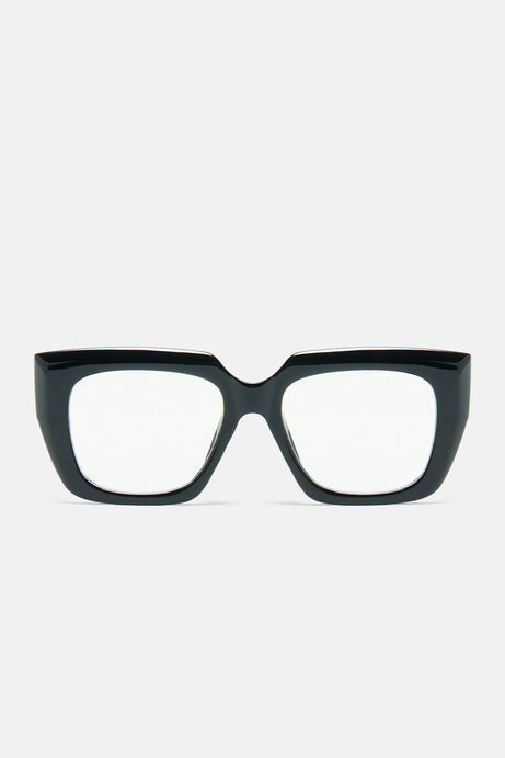 Executive Meeting Blue Light Glasses - Black