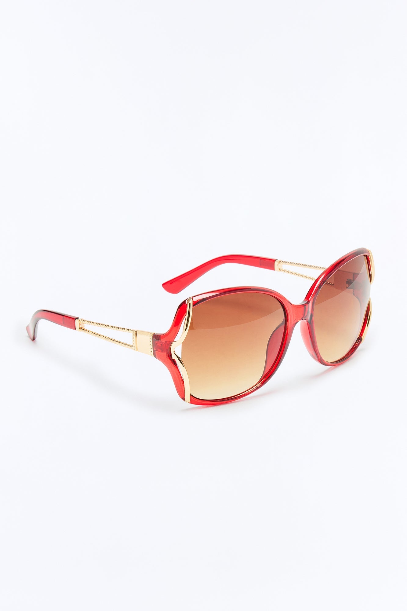 Candy Apple Round Sunglasses - Red/combo