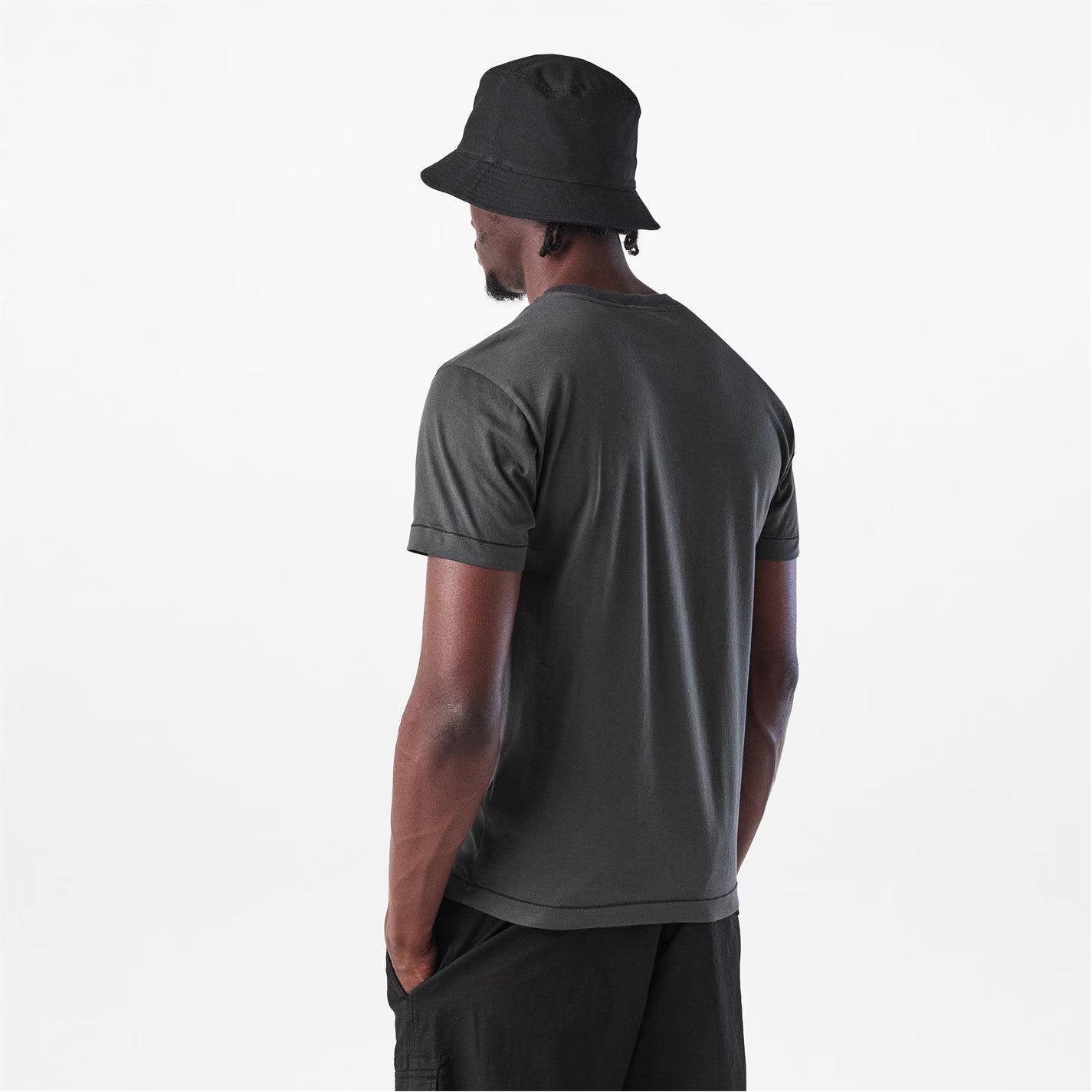 STONE ISLAND Men's Cotton Compass Logo Patch T-Shirt