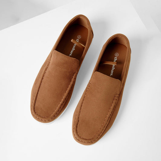 Threadbare Faux Suede Slip On Loafers