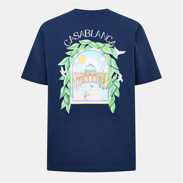 Men's Graphic Cotton L'Arche Tennis Club T-Shirt