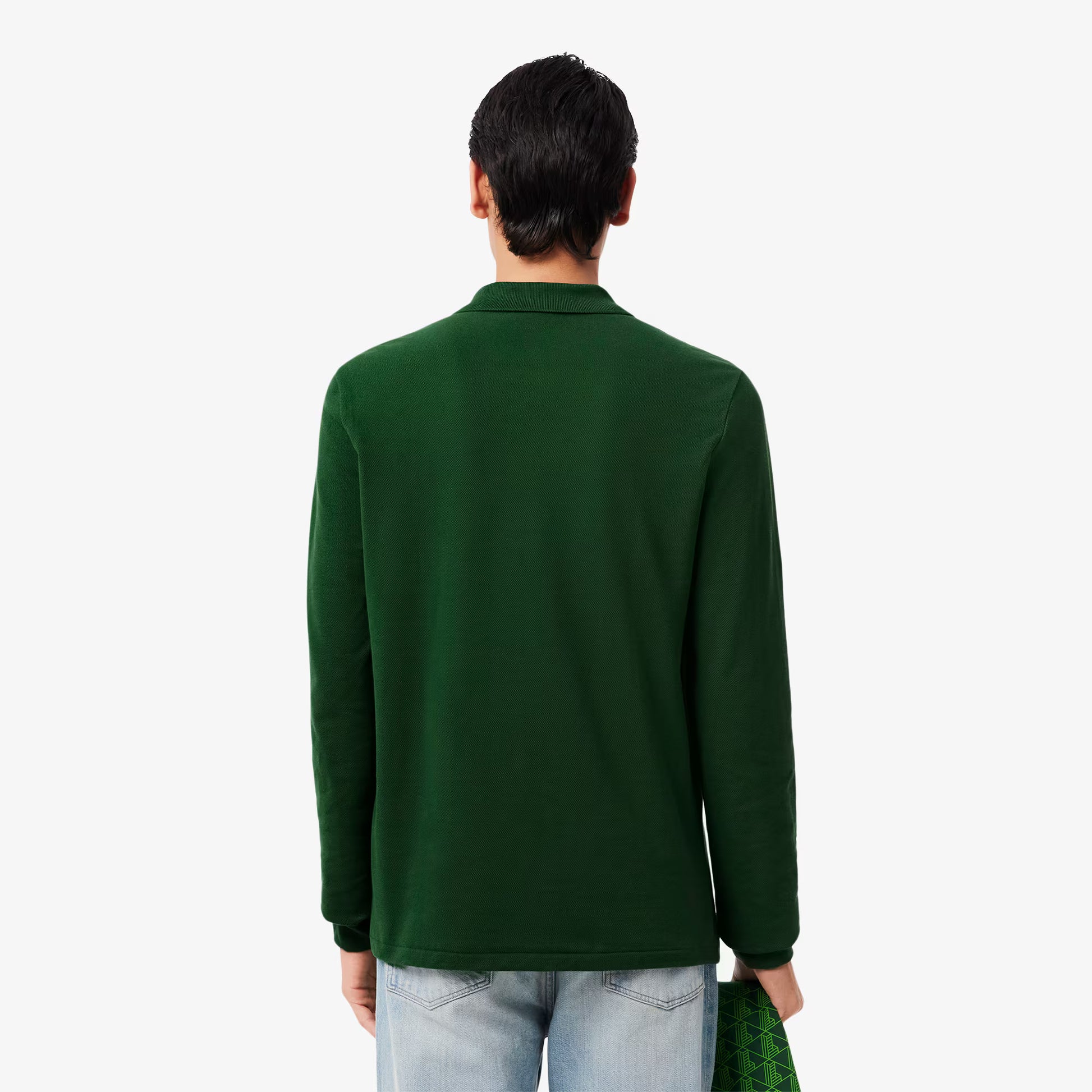 Classic Fit Long Sleeved L.12.12 Polo Shirt