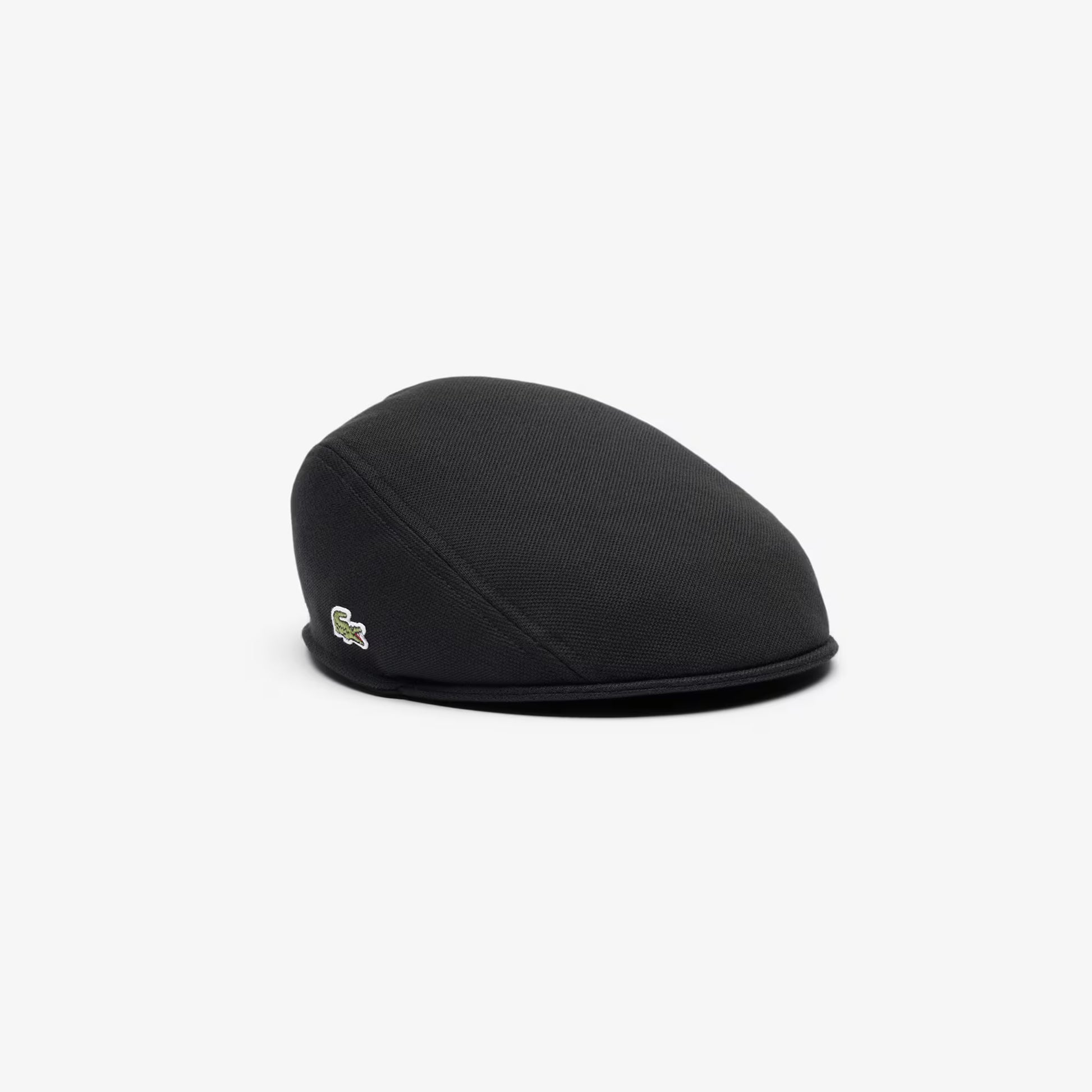 Embroidered Crocodile Petit Piqué Beret