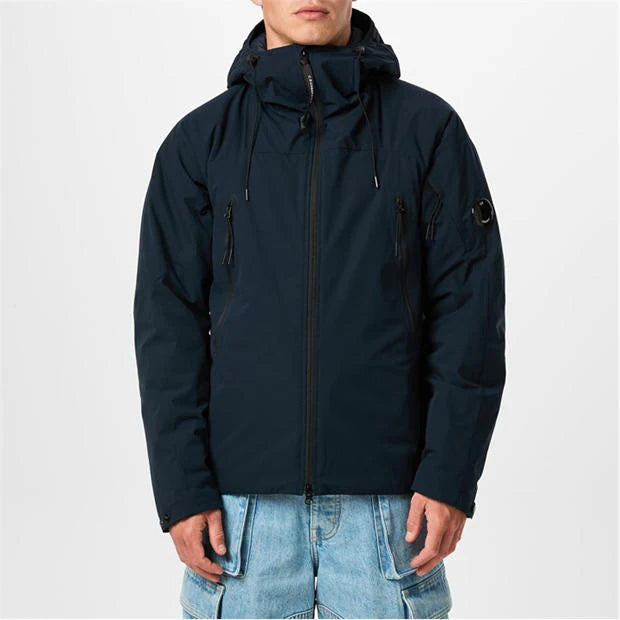 CP COMPANY Men's Pro-Tek PrimaLoft Silver Insulation Padded Hooded Softshell Jacket