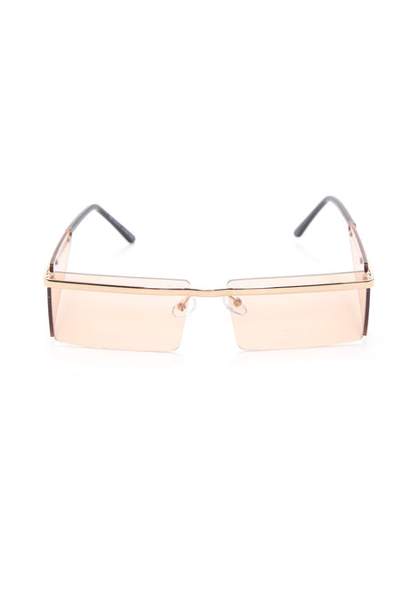 Feeling The Vibes Sunglasses - Nude