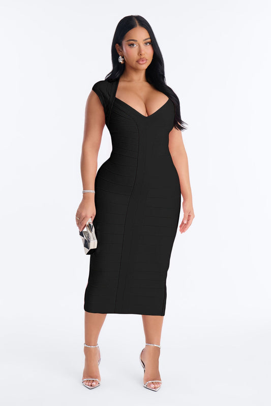 Kenna Bandage Midi Dress