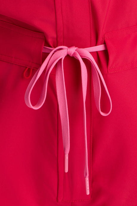 Ready Next Shift Stretch Scrub Jumpsuit - Red